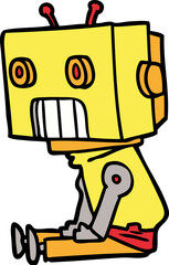 cartoon robot