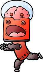cartoon robot