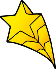 cartoon shooting star © lineartestpilot