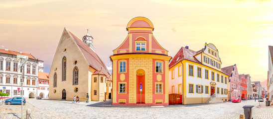 Marktplatz, Oettingen, Deutschland 