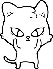 cute cartoon cat
