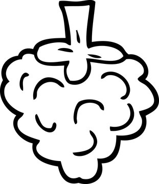 recommend clip art: line drawing cartoon raspberry