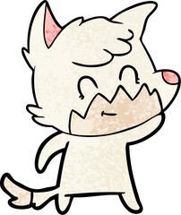 cartoon friendly fox