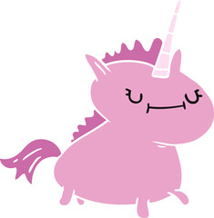 hand drawn cartoon doodle of a magical unicorn