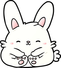 cute cartoon bunny rabbit