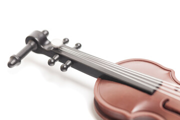 Fototapeta premium Violin isolate on white background