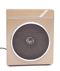 old speakers from the tape recorder