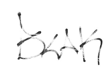 graffiti tag texture isolated spray