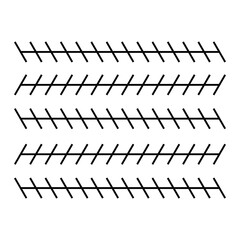 Zollner illusion vector illustration. Zöllner illusion. Оptical illusion