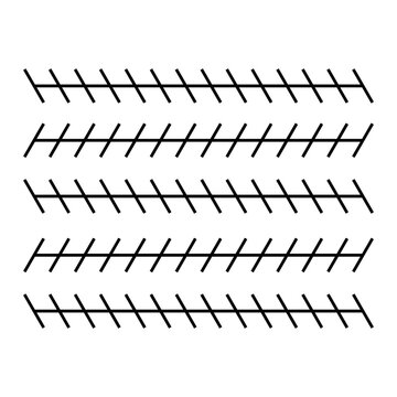 Zollner illusion vector illustration. Z&ouml;llner illusion. Оptical illusion