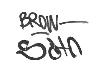 graffiti tag texture isolated spray