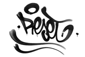 Rolgordijnen graffiti tag texture isolated spray © Michele