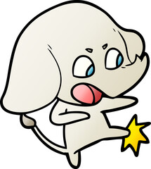cute cartoon elephant