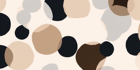Fototapeta premium Minimalist trendy abstract polka dot pattern. Modern vector template for design, Generative AI