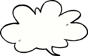 cartoon speech bubble