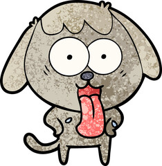 Obraz premium cute cartoon dog