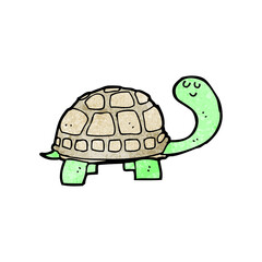 cartoon happy tortoise
