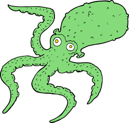 cartoon octopus