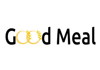 good meal. logo of good meal. logo for food business. health. food. symbol of good meal. 