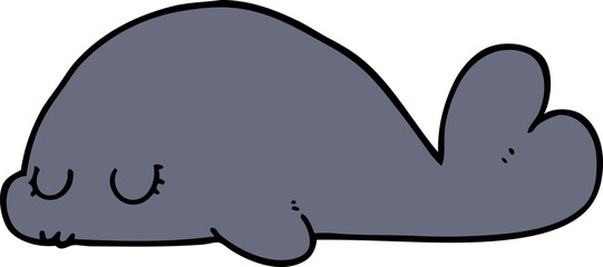 cute cartoon seal