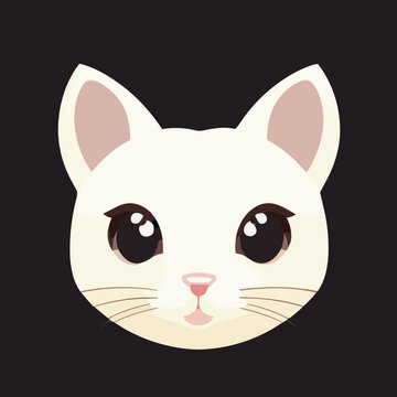 Cute vector illustration of ferret or mangust