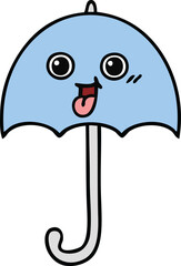 cute cartoon of a umbrella