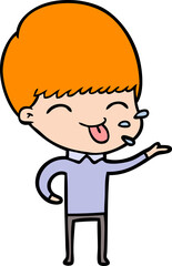 Obraz premium cartoon rude man