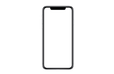 Smartphone similar to iphone 14 with blank white screen for Infographic Global Business Marketing Plan, mockup model similar to iPhone 15 isolated Background of ai digital investment economy. HD