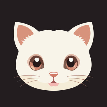 Cute vector illustration of ferret or mangust