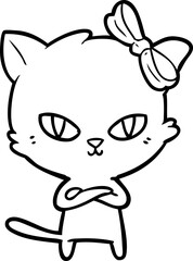 cute cartoon cat
