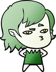 cartoon vampire girl