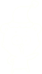 Christmas Bear Chalk Drawing