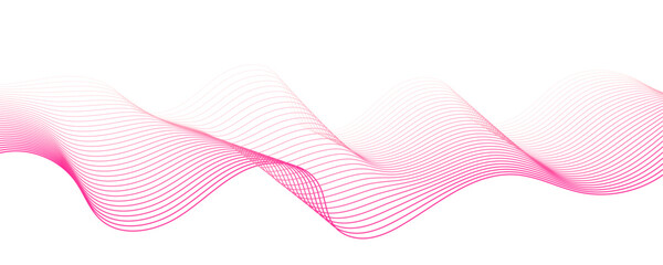 Smooth Abstract Wave Pink Background
