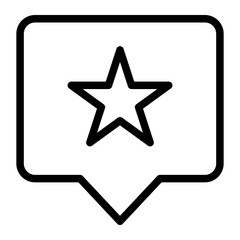 Obraz premium favourite line icon