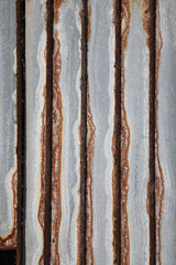 Texture - metal with rust stripes
