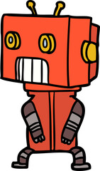 cartoon robot
