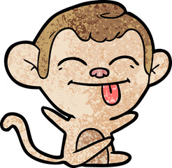 funny cartoon monkey