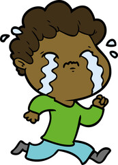 cartoon man crying