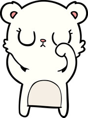 polar bear cartoon