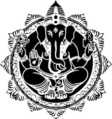 Hindu god shree ganesha images.generative al high quilaty