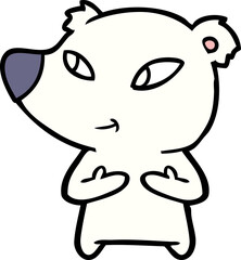 polar bear cartoon
