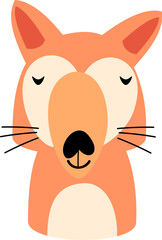 Fox . Sleeping animals .