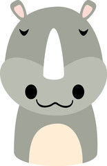 Rhinoceros . Sleeping animals .