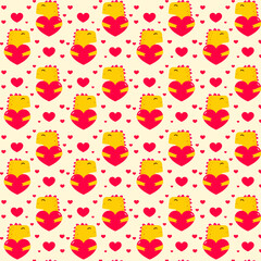 cute dinosaur vector pattern for tee print and background wallpaper