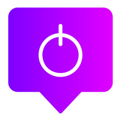 communications gradient icon