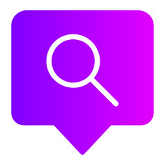 bubble chat gradient icon