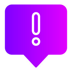 notification gradient icon