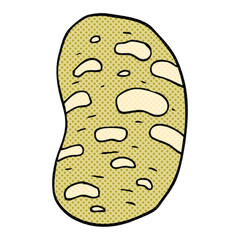 freehand drawn cartoon potato