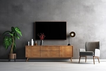 Luxurious Elegant Living Room Decor. Generative AI