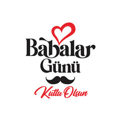 Obraz premium Happy Father's Day to all our fathers. Father's Day poster or flyer template on blue background. Happy International Father's Day. Billboard, Poster, Social Media, Greeting Card template.